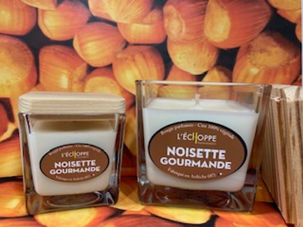 Bougies - Bougies parfumées Noisettes gourmandes - L'ECHOPPE BUISSONNIERE