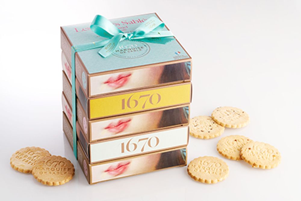 Biscuits - Sablés tout chocolat étui 100g - BISCUITERIE LA SABLÉSIENNE
