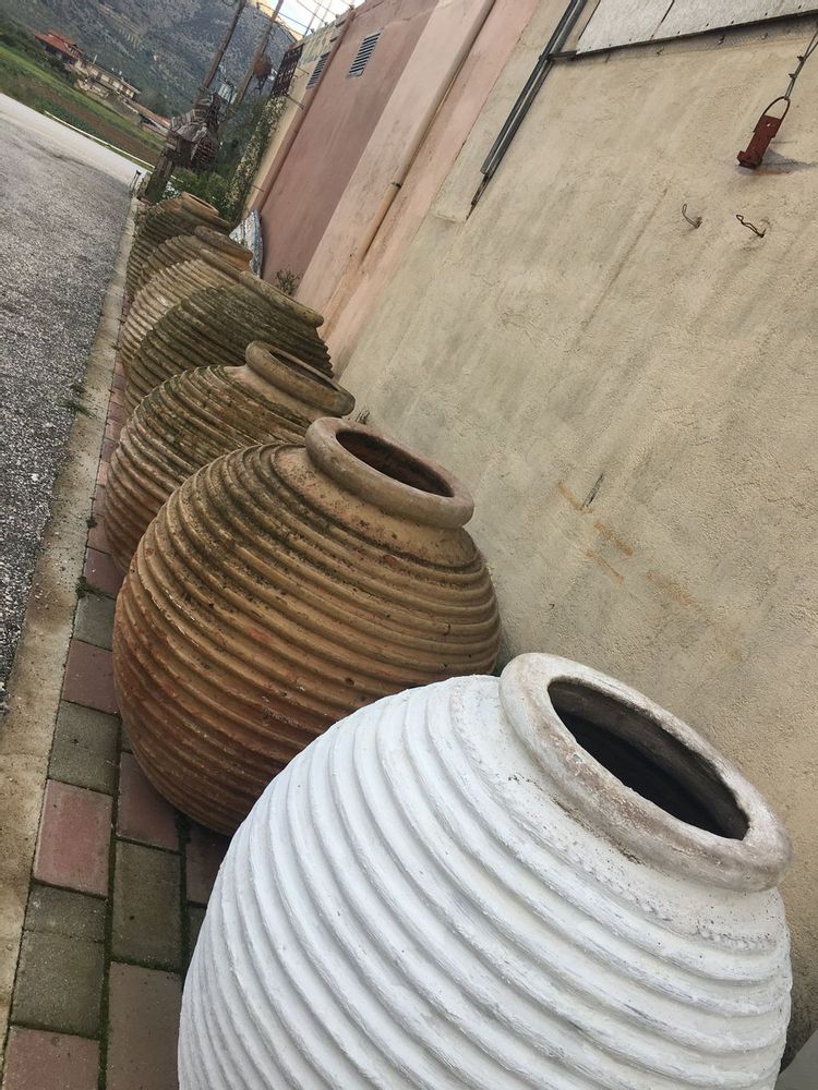 Vases - Grec vieux pot d'huile énorme, céramique très grand vieux pot - SILO ART FACTORY