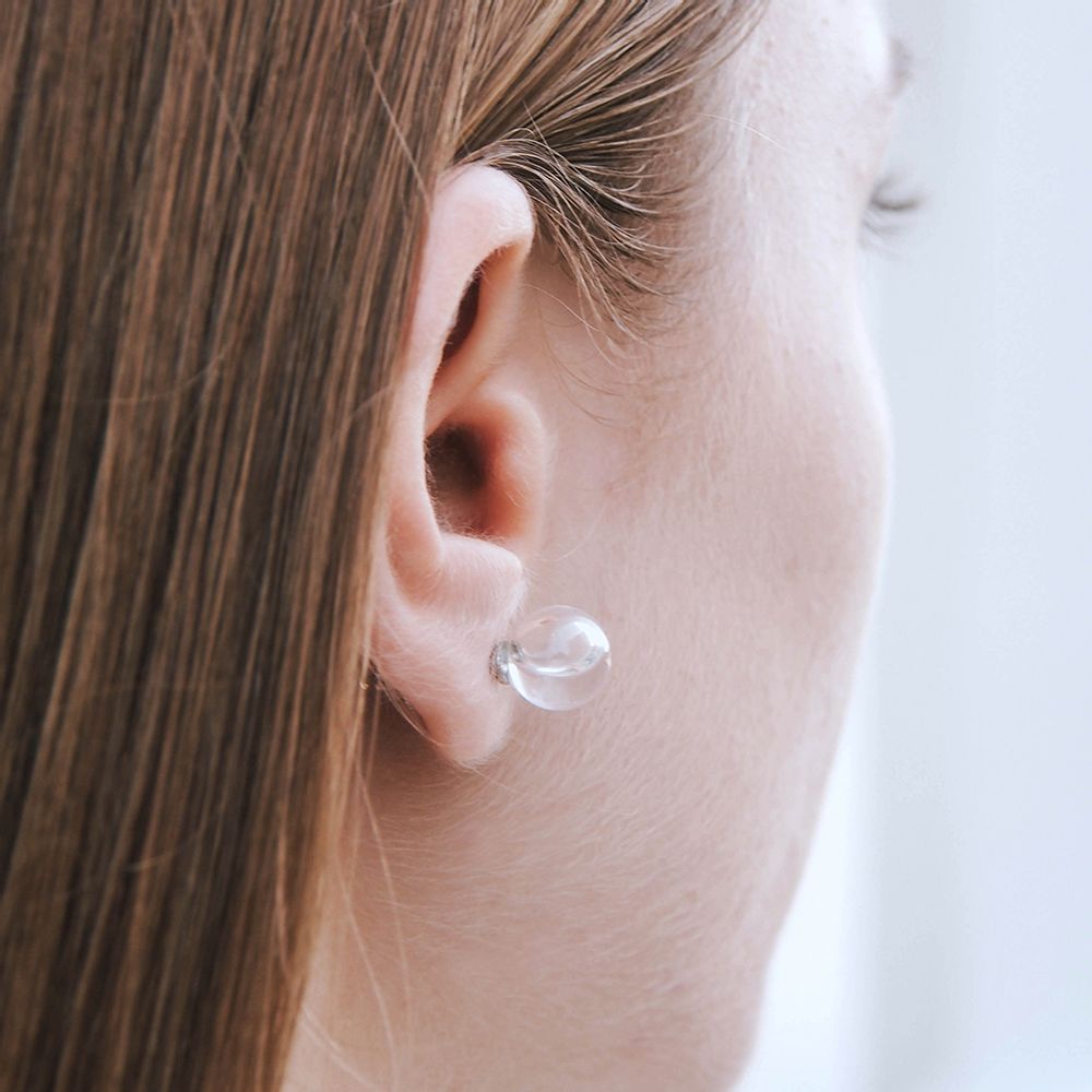Gifts - Tiny droplet earring - LAJEWEL