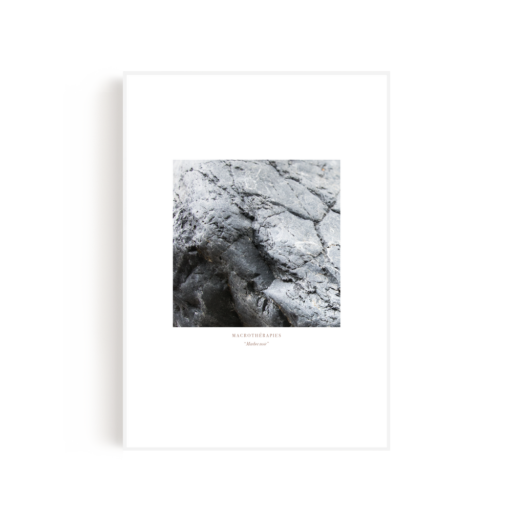 Art photos - “Marbre noir I” / Wall art / Giclée print - DOEN STUDIO