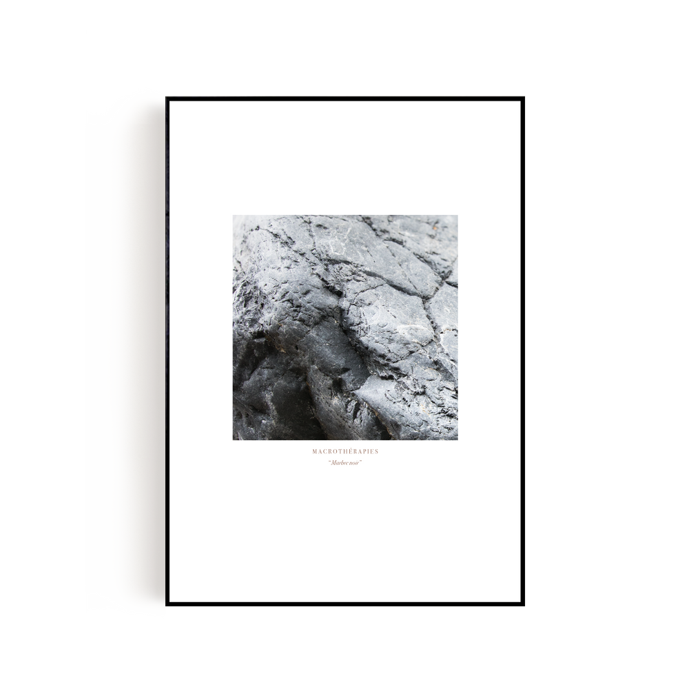 Art photos - “Marbre noir I” / Wall art / Giclée print - DOEN STUDIO