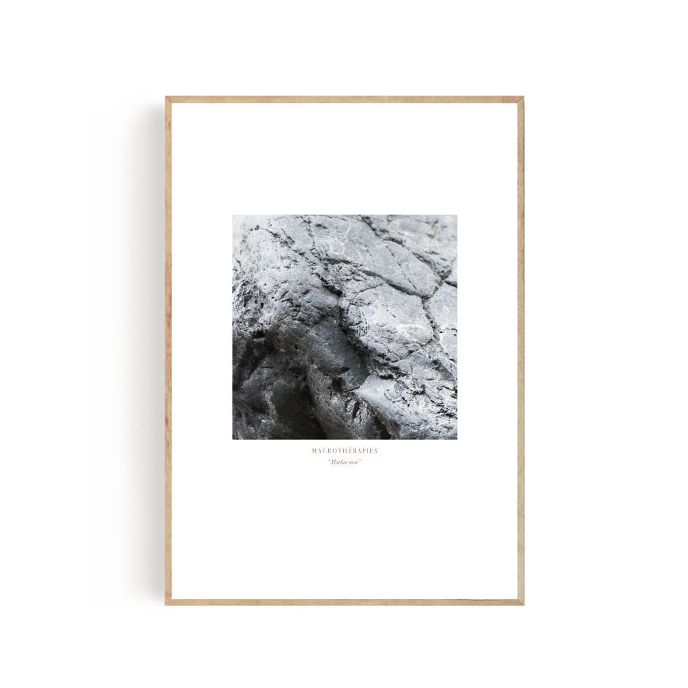 Art photos - “Marbre noir I” / Wall art / Giclée print - DOEN STUDIO