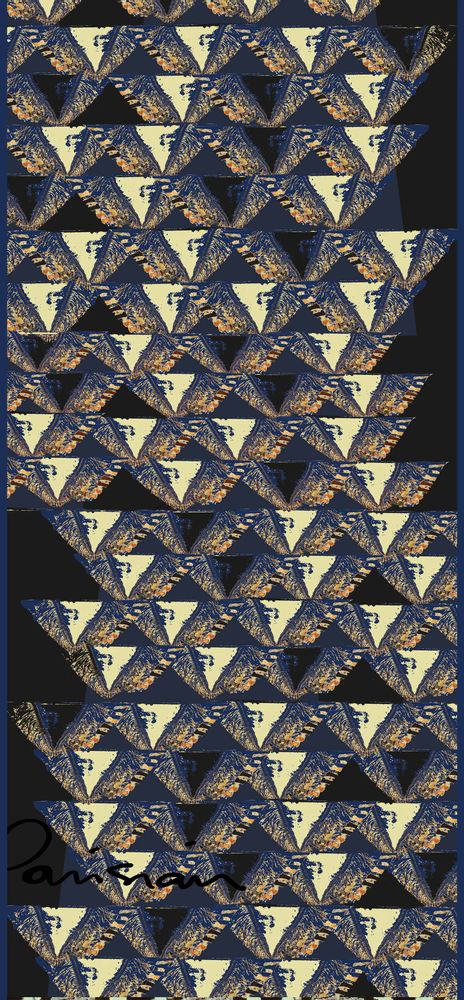 Scarves - SILK SCARF/SNOOD - MAISON BE PARISIAN