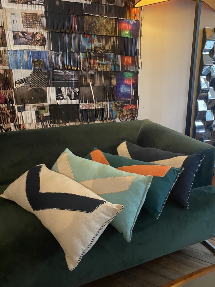 Fabric cushions - COTTON CUSHIONS - MAISON BE PARISIAN