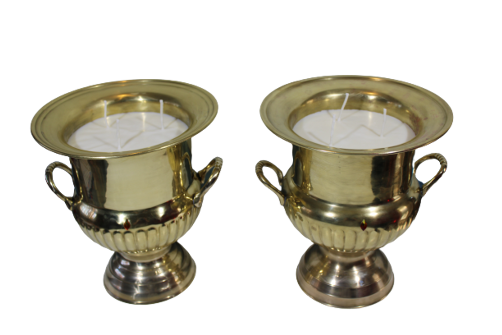 Objets de décoration - BOUGIE DE PRESTIGE EN LAITON - LUXA NATURA