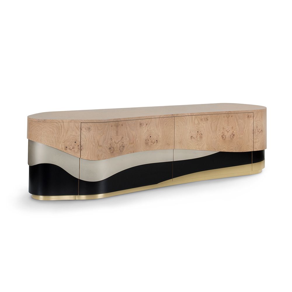 Sideboards - Modern Sistelo Sideboard, Oak Root, Handmade in Portugal by Greenapple - GREENAPPLE DESIGN INTERIORS