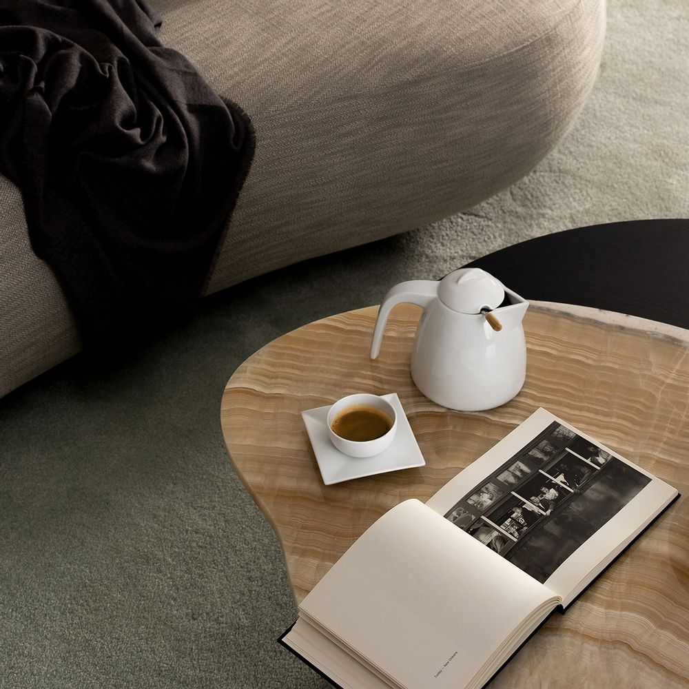 Coffee tables - Greenapple Coffee Table, Bordeira Coffee Table, Shadow Onyx, Handmade in Portugal - GREENAPPLE DESIGN INTERIORS