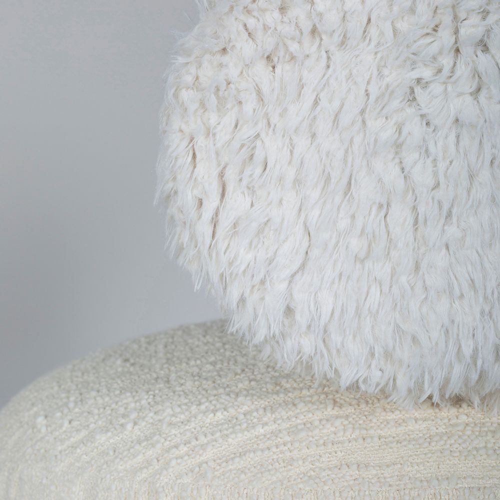 Fauteuils - Fauteuil Greenapple, Fauteuil Caju, Bouclé Blanc - GREENAPPLE DESIGN INTERIORS