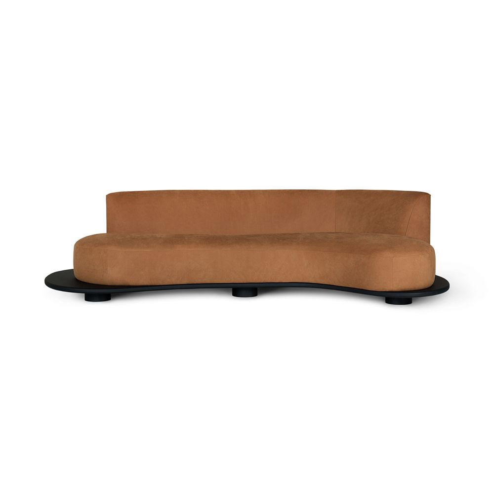 Sofas - Greenapple Sofa, Galapinhos Sofa, Caramel Nubuck, Handmade in Portugal - GREENAPPLE DESIGN INTERIORS