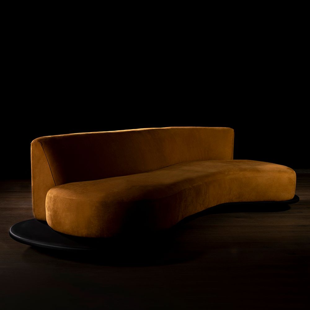 Sofas - Greenapple Sofa, Galapinhos Sofa, Caramel Nubuck, Handmade in Portugal - GREENAPPLE DESIGN INTERIORS