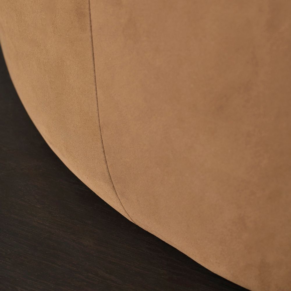 Sofas - Greenapple Sofa, Galapinhos Sofa, Caramel Nubuck, Handmade in Portugal - GREENAPPLE DESIGN INTERIORS