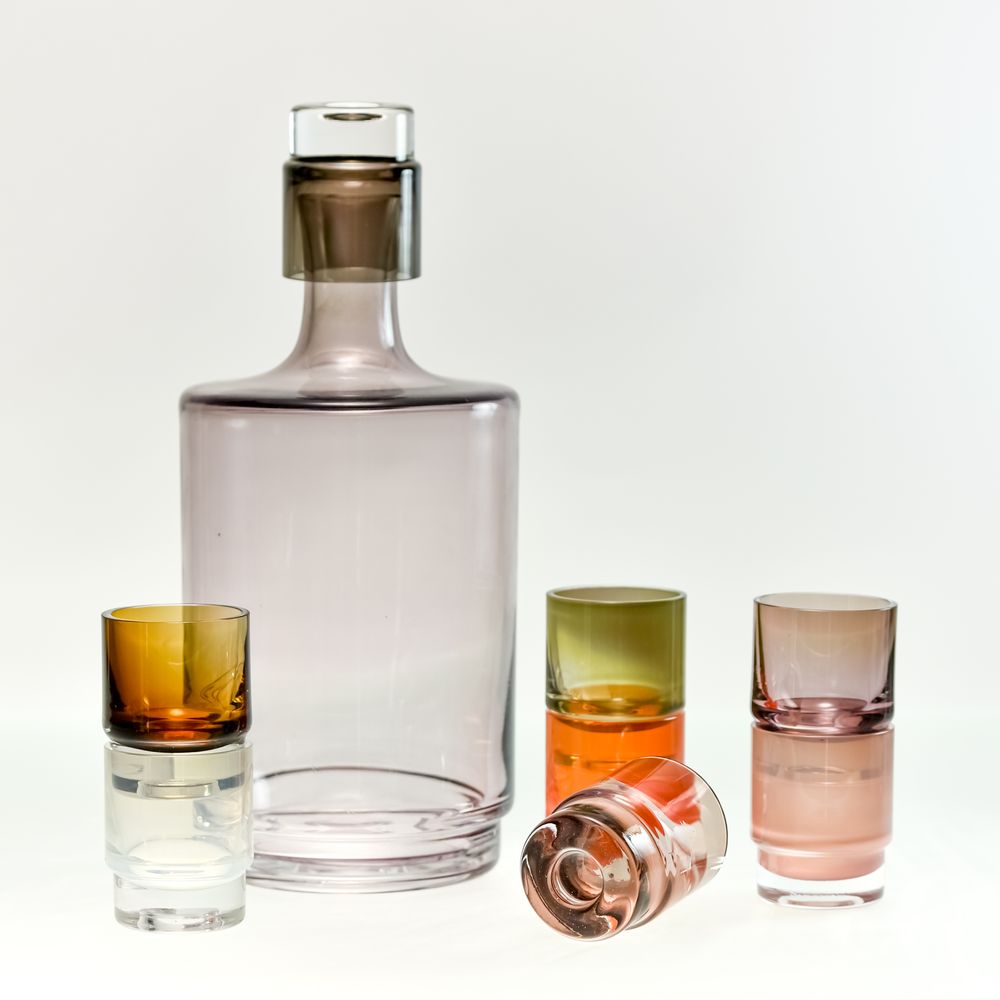 Verre d'art - Verres en cristal artisanaux IVOC - BARANSKA DESIGN