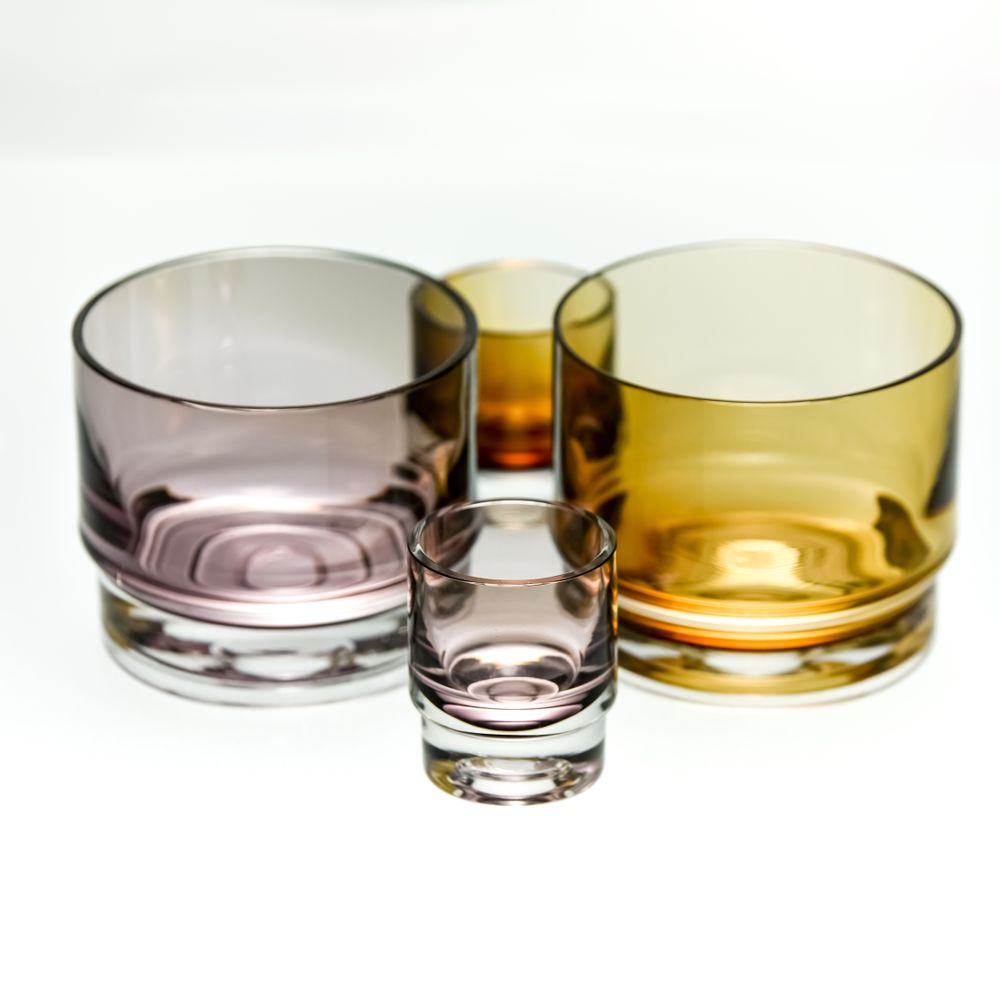 Verre d'art - Verres en cristal artisanaux IVOC - BARANSKA DESIGN