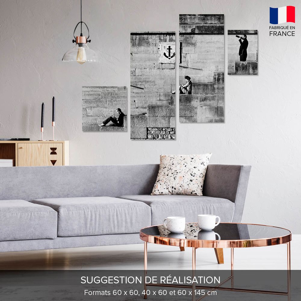 Photos d'art - Mosaïque murale de photographie d'art - PIXOPOLITAN