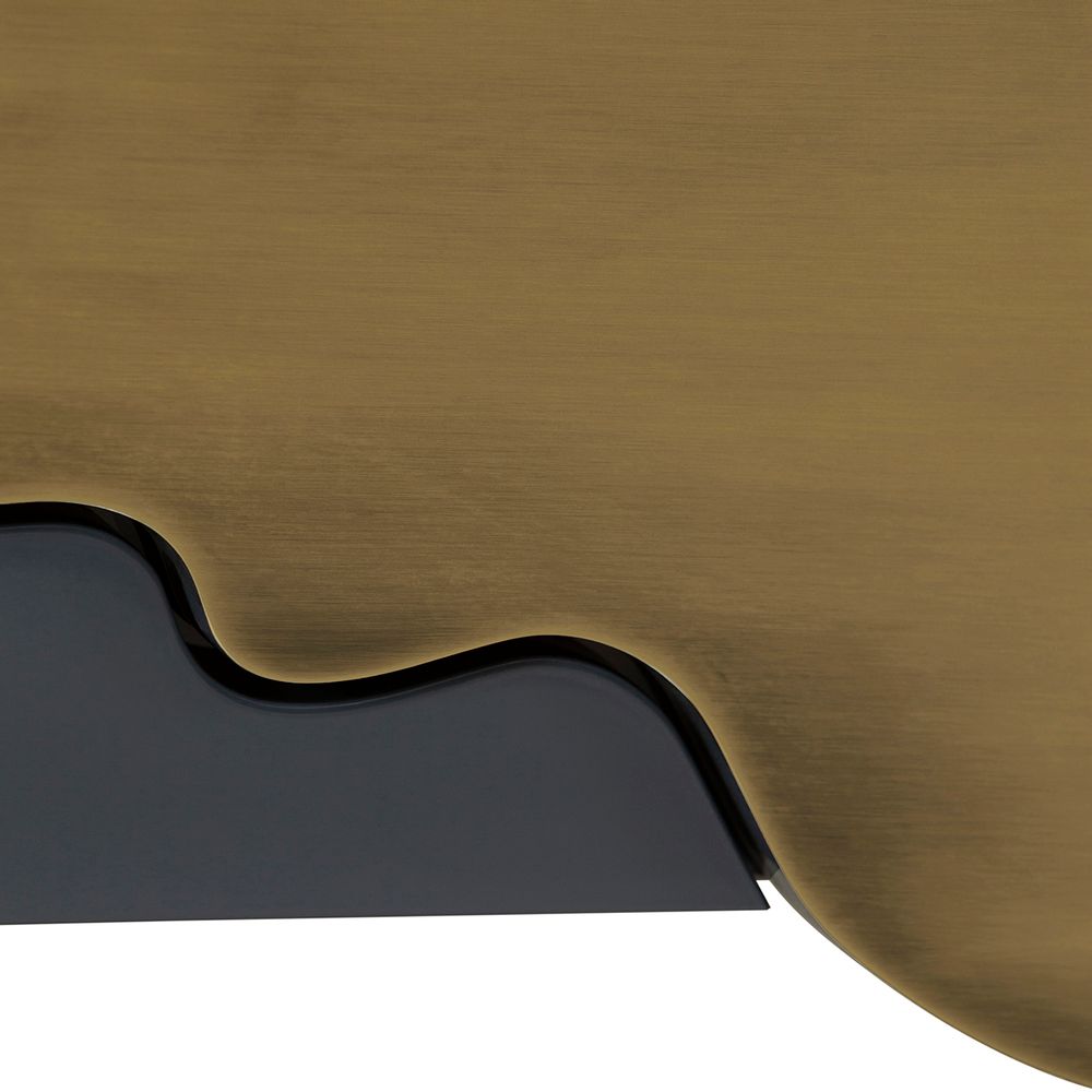 Console table - Modern Alma Console Table, Blue-Grey, Brass, Handmade in Portugal by Greenapple - GREENAPPLE DESIGN INTERIORS