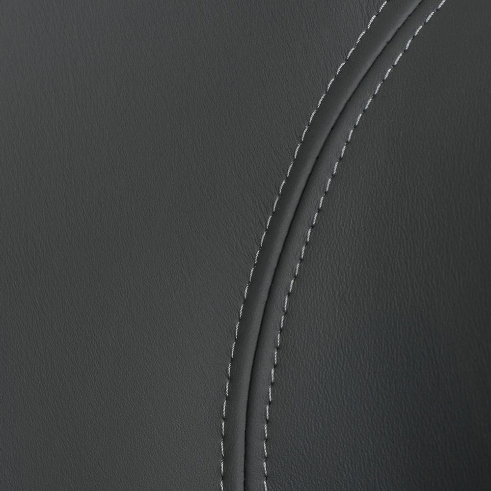 Chairs - Modern Mary Dining Chairs, Black Italian Leather, Handmade by Greenapple - GREENAPPLE DESIGN INTERIORS