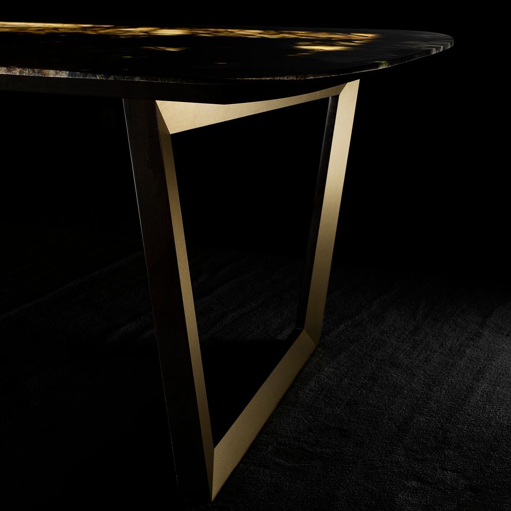Dining Tables - Greenapple Dining Table, Olisippo Dining Table, Patagonia Granite, Handmade in Portugal - GREENAPPLE DESIGN INTERIORS