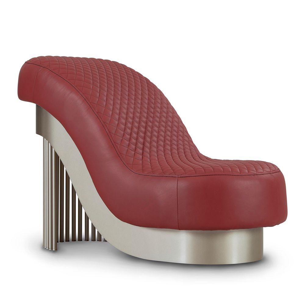 Sofas - Greenapple Armchair, Mons Armchair, Red Leather, Handmade in Portugal - GREENAPPLE DESIGN INTERIORS