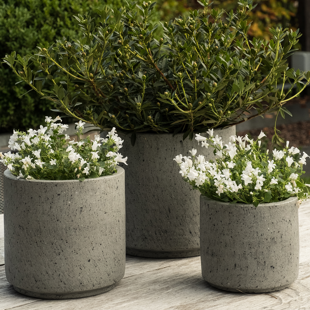 Décorations florales - TOUGH pot en pierre en fibre d'extérieur - D&M DECO