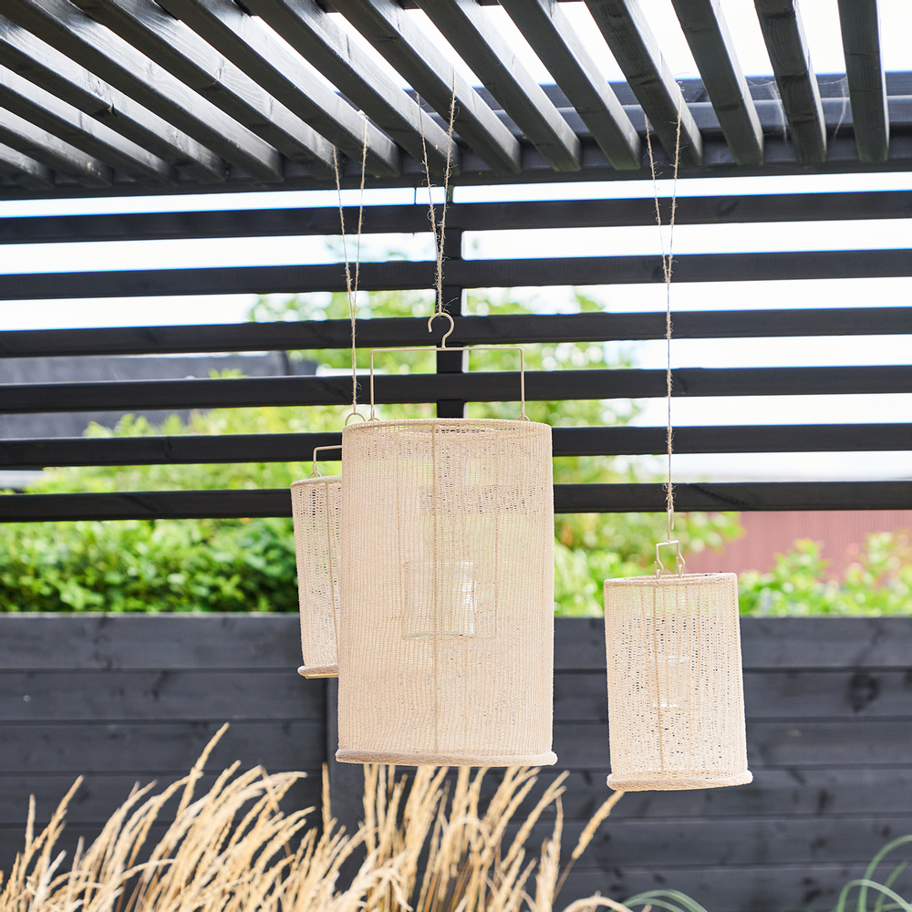 Decorative objects - LIMPID cotton rope lantern - D&M DECO