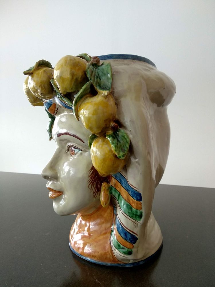 Vases - Lemon Lady Vase - AGATA TREASURES