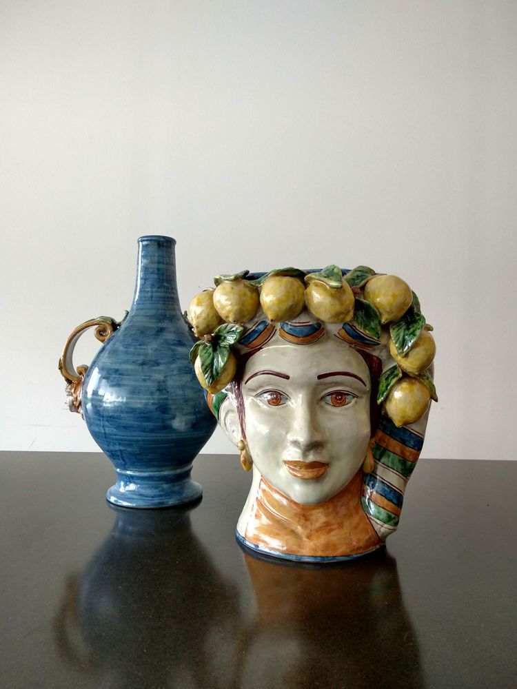 Vases - Lemon Lady Vase - AGATA TREASURES