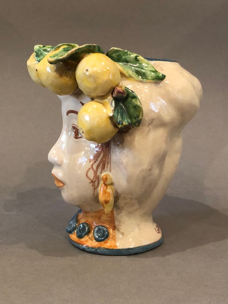 Vases - Lemon Lady Vase - AGATA TREASURES