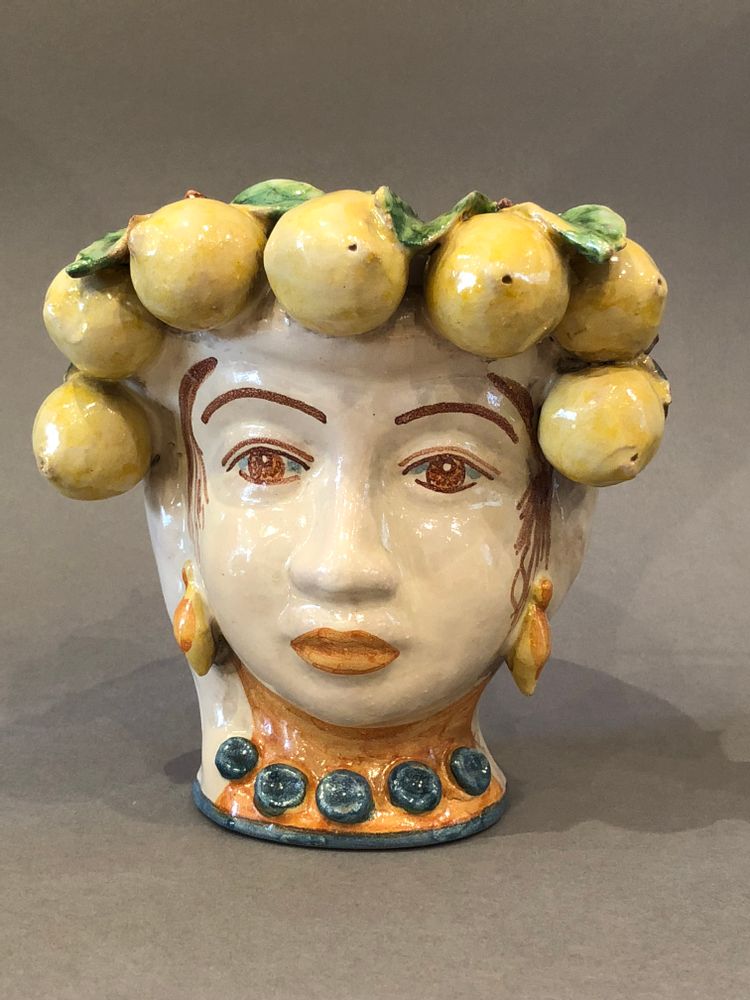 Vases - Lemon Lady Vase - AGATA TREASURES