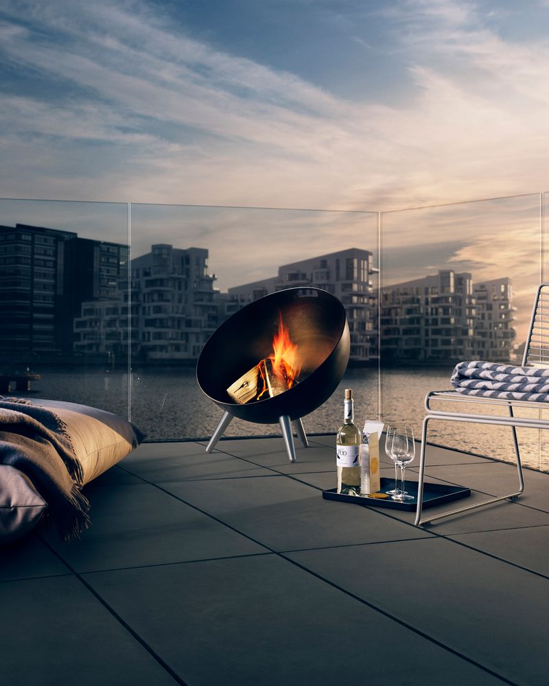 Decorative objects - FireGlobe fireplace - EVA SOLO