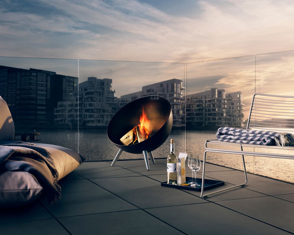 Decorative objects - FireGlobe fireplace - EVA SOLO
