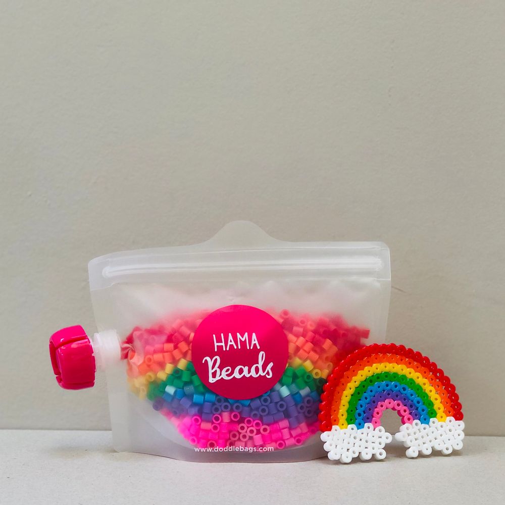 Accessoires enfants - Pack de 4 gourdes réutilisables 200ml DODDLE BAGS - DODDLE BAGS