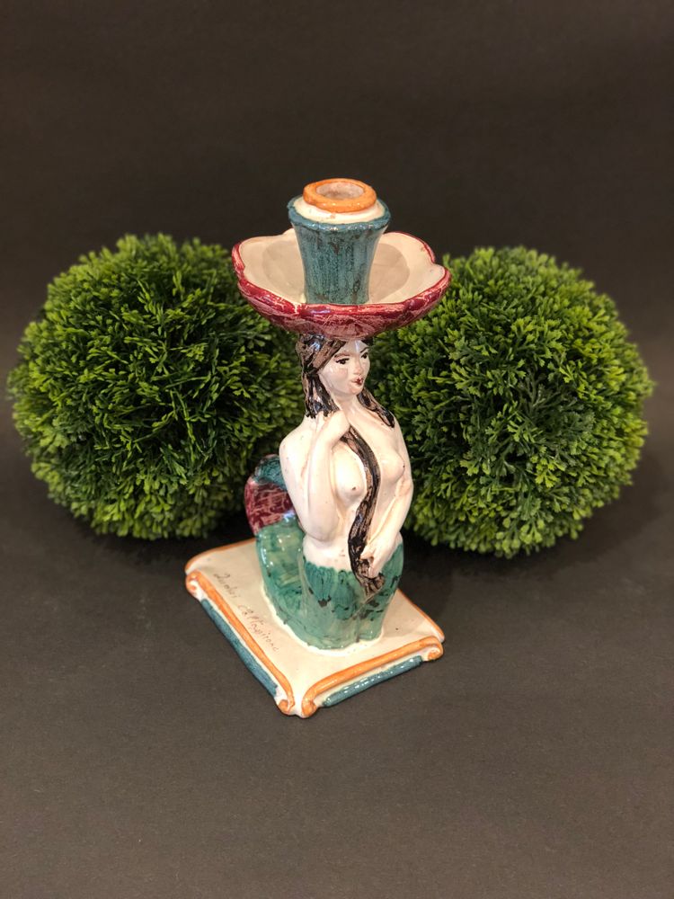 Decorative objects - Mermaid Candle Holder - AGATA TREASURES
