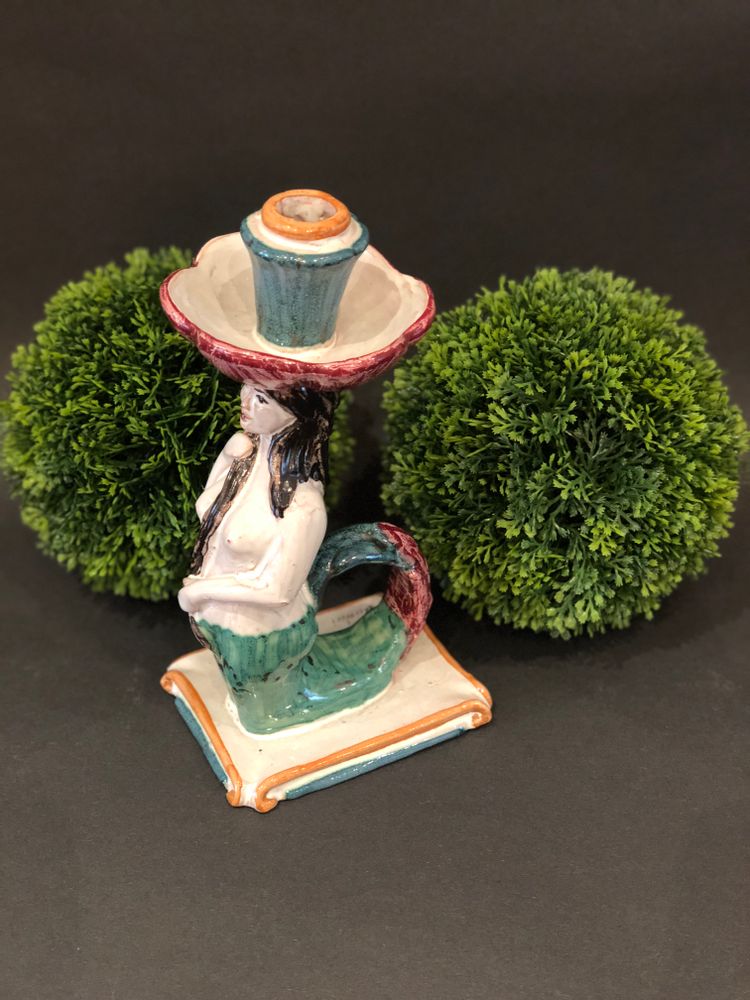 Decorative objects - Mermaid Candle Holder - AGATA TREASURES