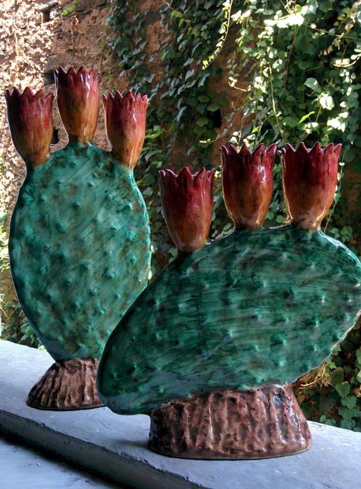 Decorative objects - Prickly Pear Candle Holder - AGATA TREASURES