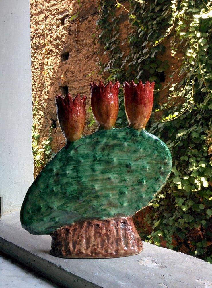 Decorative objects - Prickly Pear Candle Holder - AGATA TREASURES