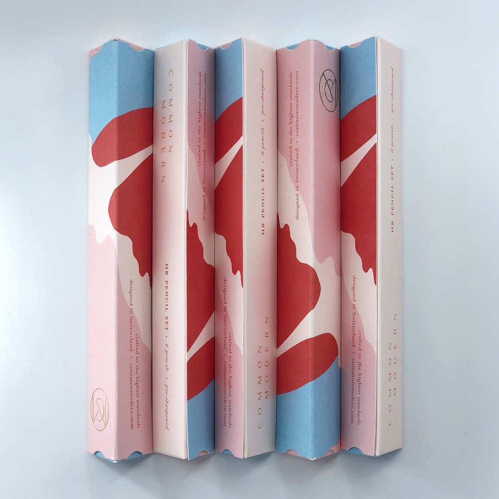 Design objects - la Moitié HB Pencil - Box Set of 6 - COMMON MODERN