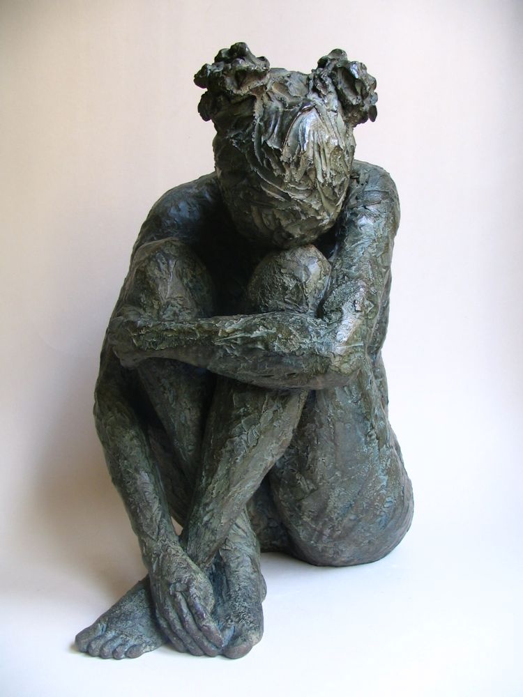 Sculptures, statuettes et miniatures - Sculpture psyché - bronze - CATHERINE DE KERHOR