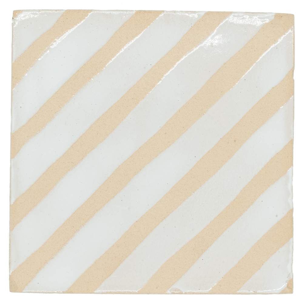 Other wall decoration - STRIPE- handmade terracotta tile - covering, tiling - COSMOGRAPHIES