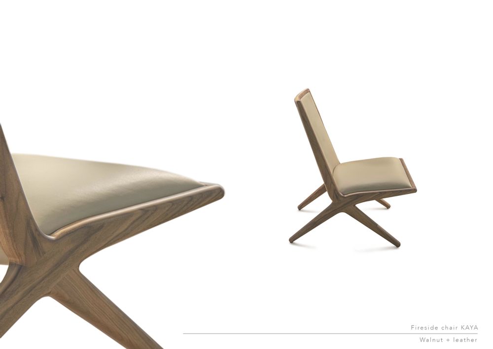 Lounge chairs for hospitalities & contracts - KAYA Low chair - LK LE VAILLANT KATIA