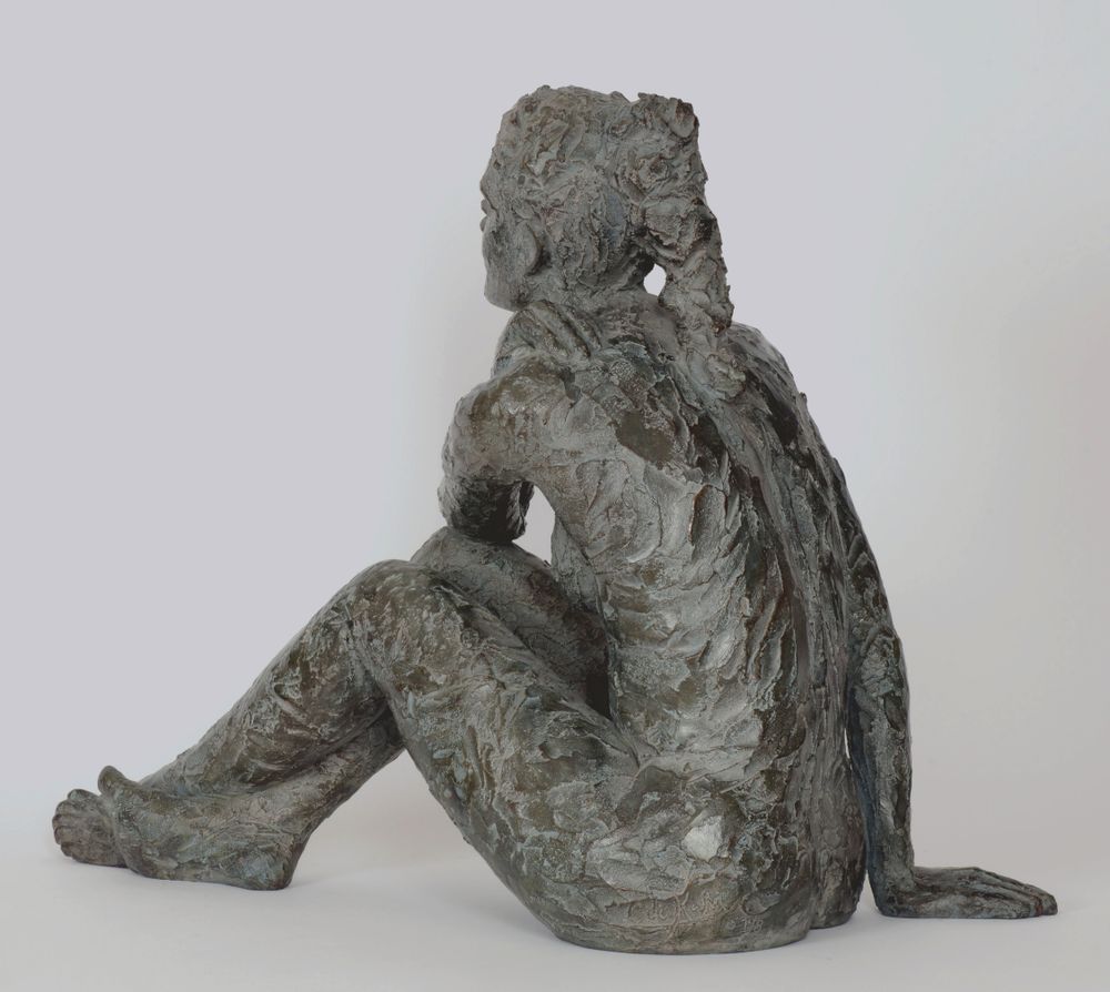 Sculptures, statuettes and miniatures - Sculpture Marie - bronze - CATHERINE DE KERHOR