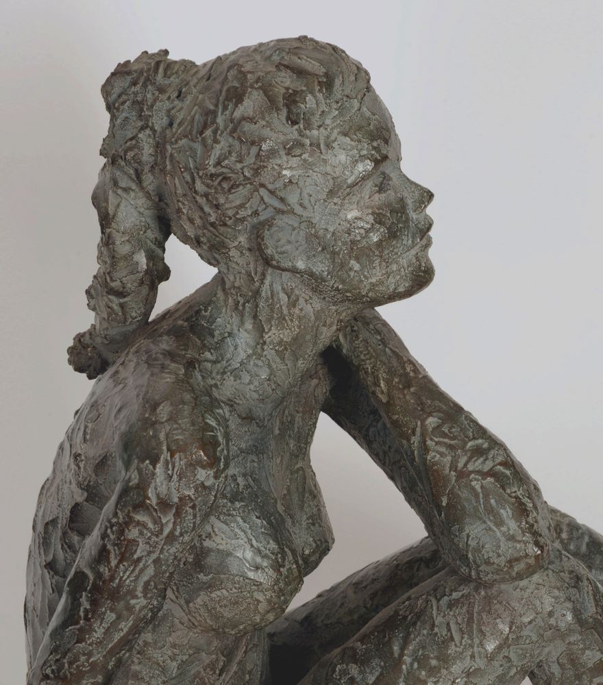 Sculptures, statuettes and miniatures - Sculpture Marie - bronze - CATHERINE DE KERHOR
