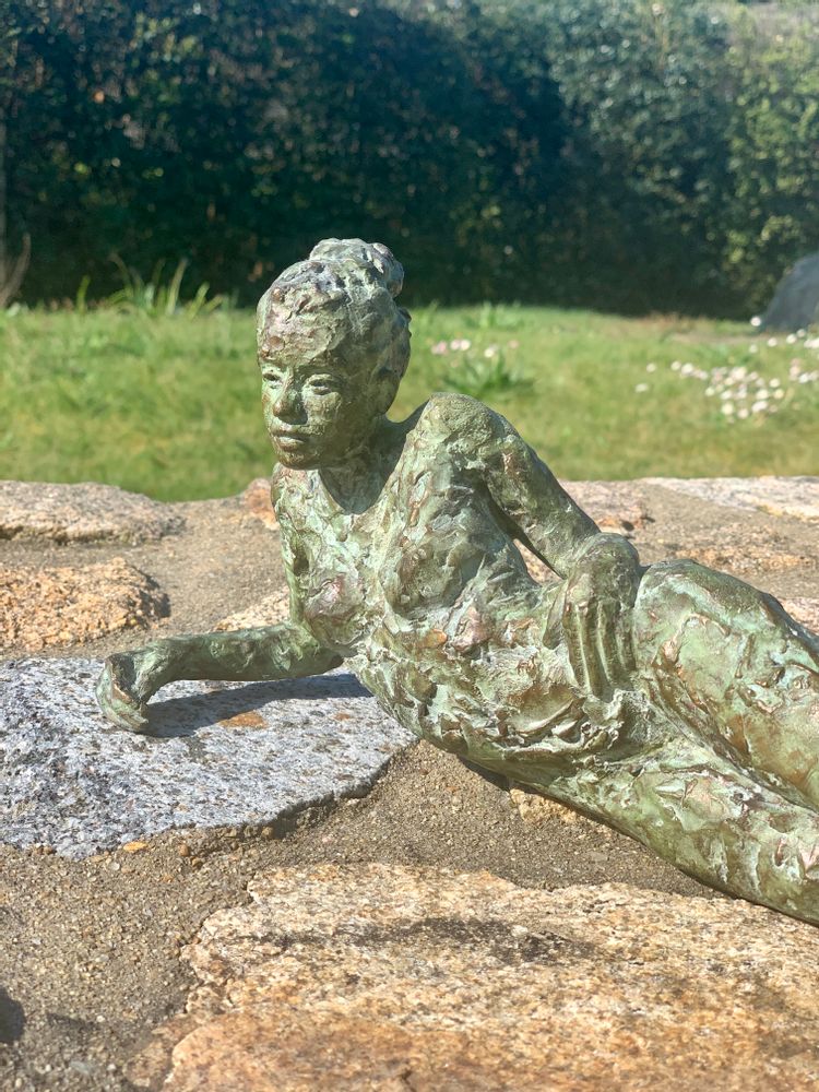 Sculptures, statuettes et miniatures - Sculpture La Plage - Bronze - CATHERINE DE KERHOR