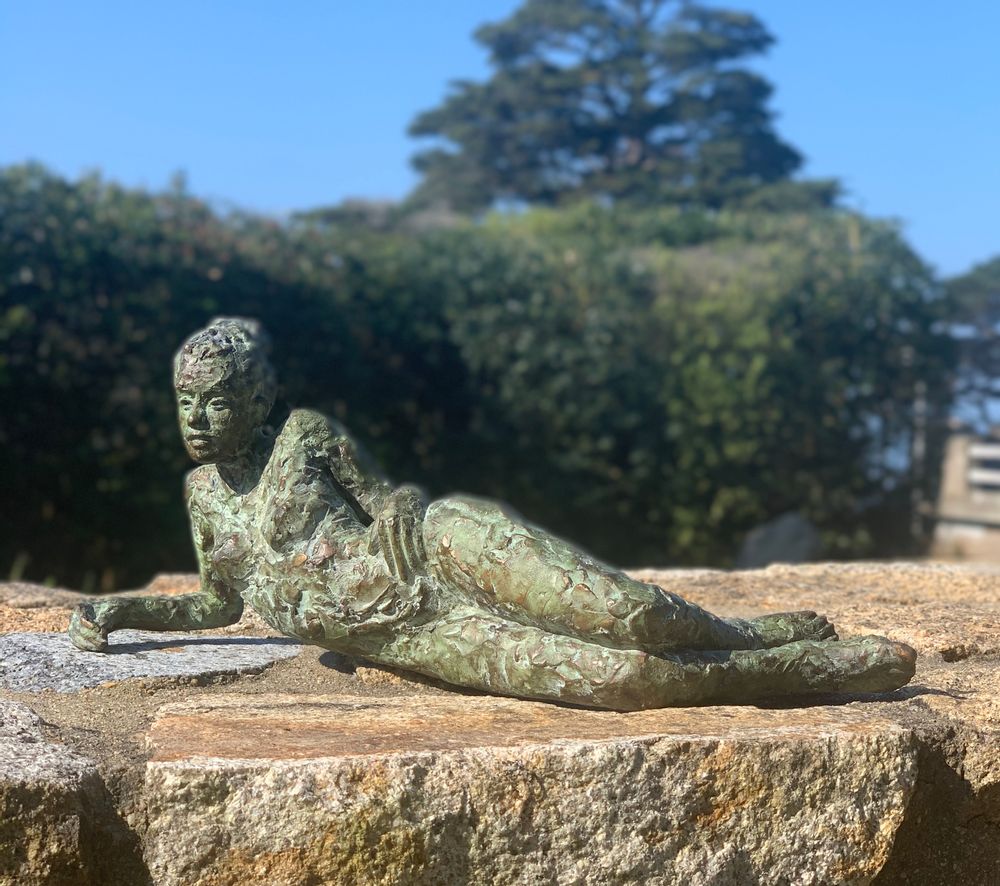 Sculptures, statuettes et miniatures - Sculpture La Plage - Bronze - CATHERINE DE KERHOR