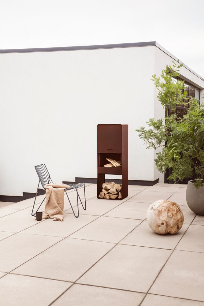 Cheminées d'extérieur - Foyer poêle à bois de jardin - EVA SOLO