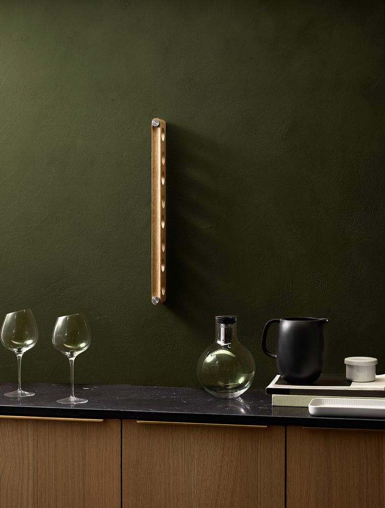 Wall ensembles - Hanging wine rack Nordic kitchen - EVA SOLO