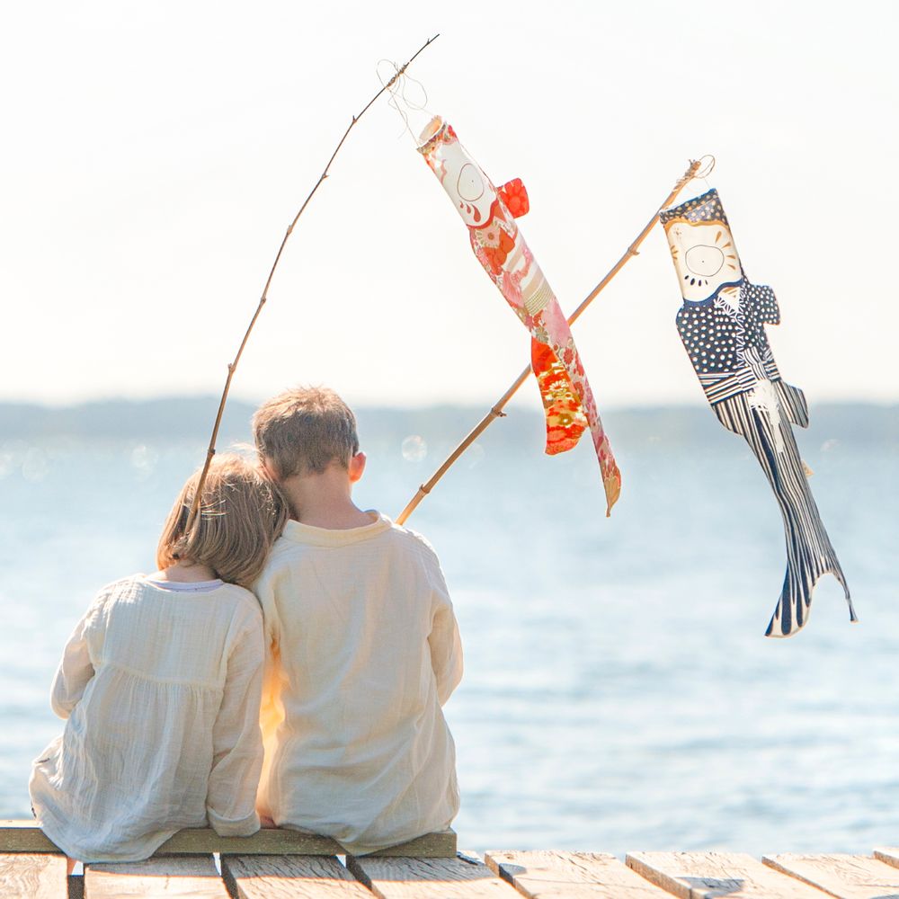 Gifts - Koinobori Kimono Boy (KOI2.17/S) - MADAME MO