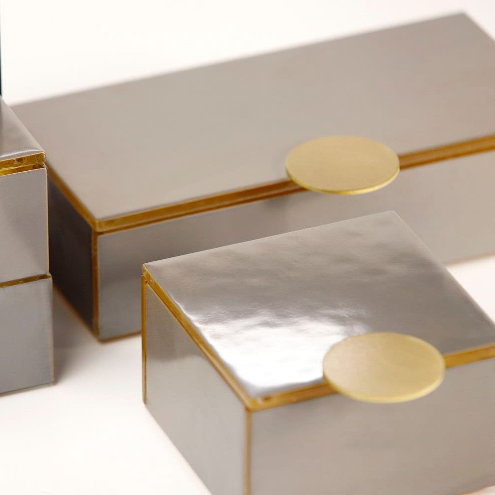 Caskets and boxes - Small Square Bento Box in Pantone Colors 2021 - MYGLASSSTUDIO