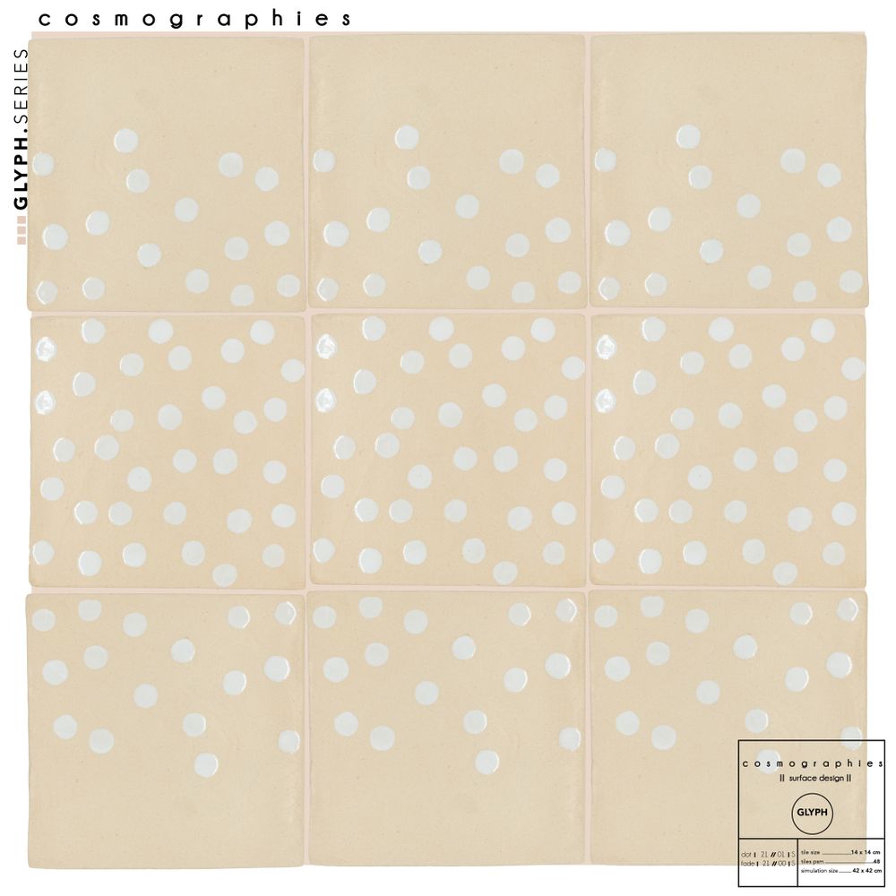 Carreaux de faïence - FADE -- carreaux de terracotta - revêtement, carrelage - COSMOGRAPHIES