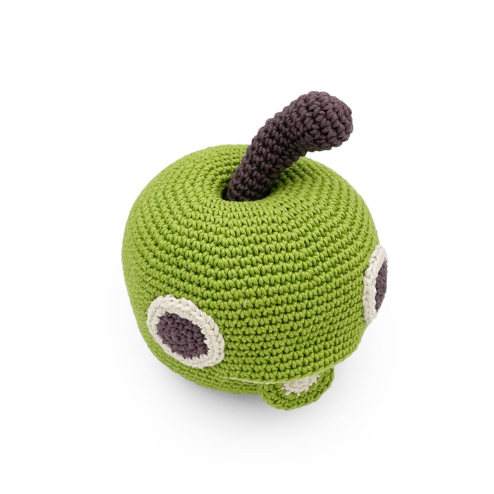 Toys - RINGO APPLE - MUSIC BOX 100% ORGANIC COTTON - MYUM - THE VEGGY TOYS